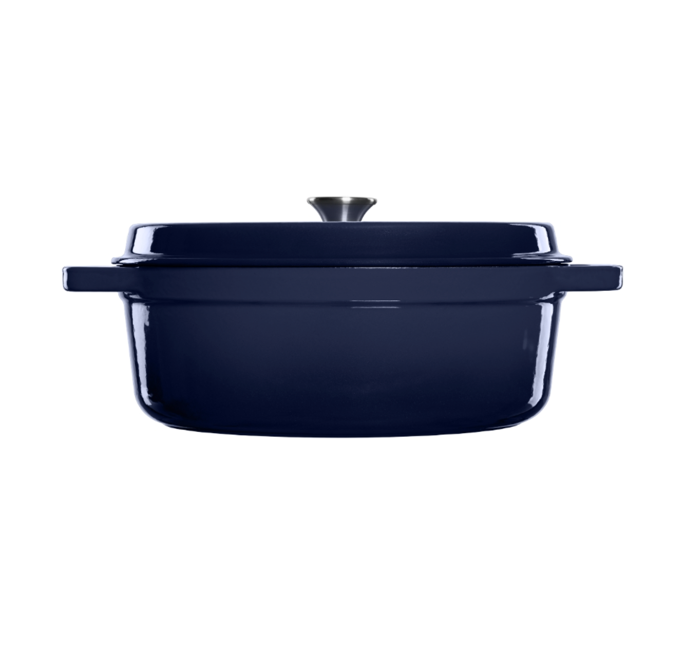 Steypujárns pottur, blár 4,7 L