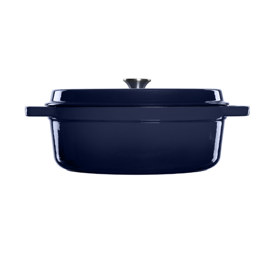 Steypujárns pottur, blár 4,7 L