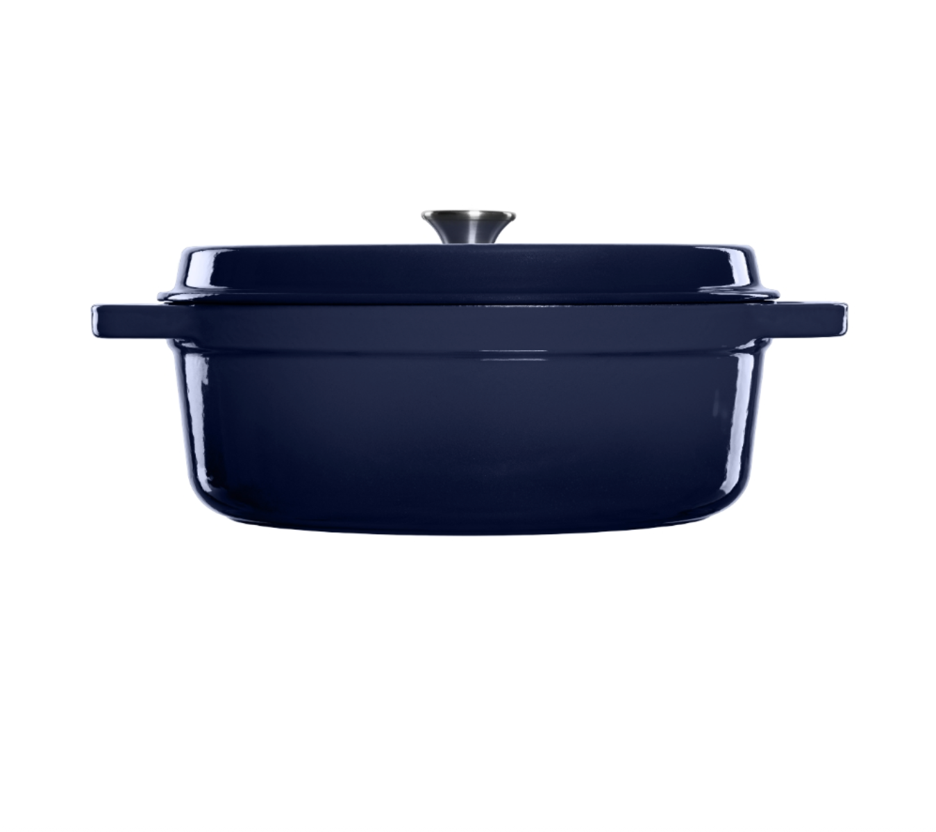 Steypujárns pottur, blár 3,5 L