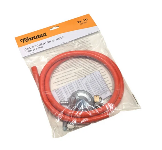 Forneza gasþrýstijafnari og slanga