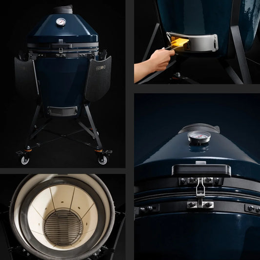 Kamado grill EVO Grande, Navy Blue