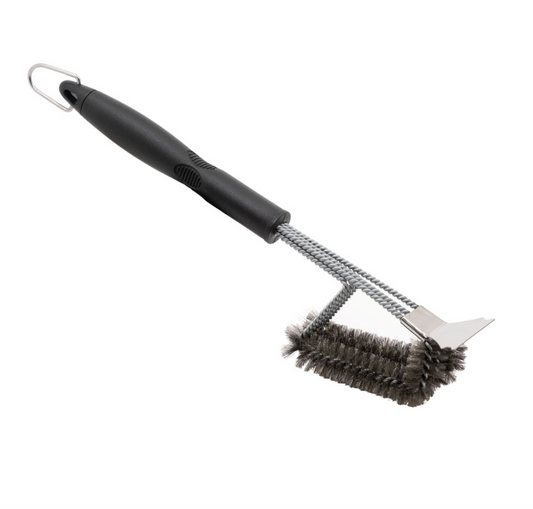 Grillbursti með sköfu – 44 cm