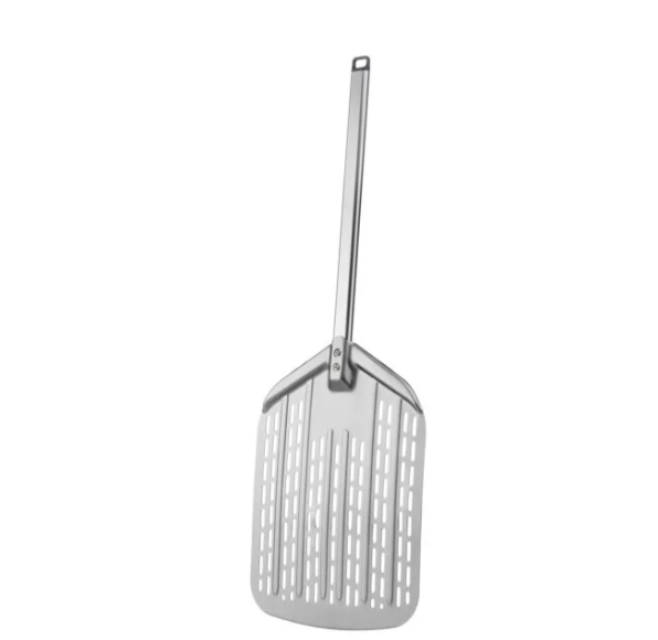 Götóttur pizzaspaði úr áli – 79,5 cm